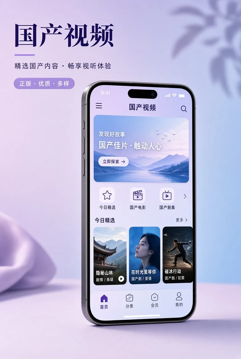 国产视频应用界面